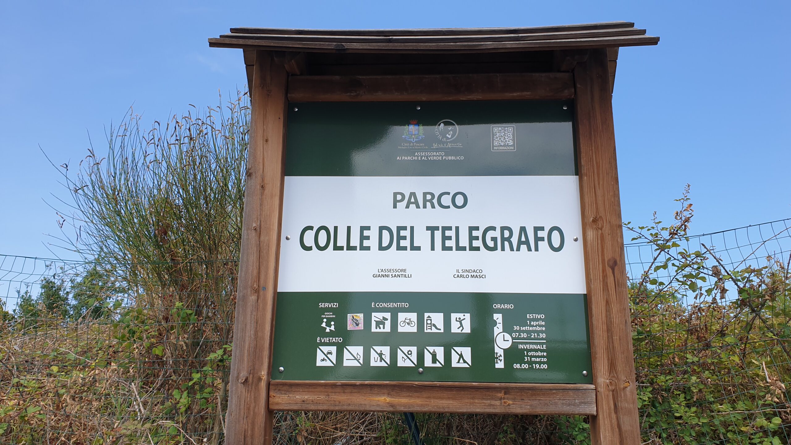 Pescara parco colle del telegrafo